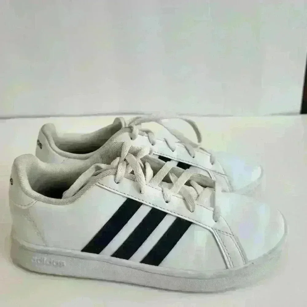 Adidas Kids’ Baseline K Sneakers Tennis Unisex Sz 1